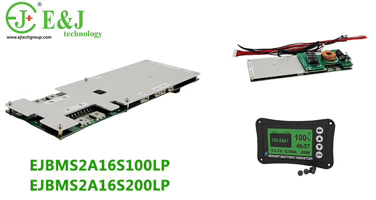 16S 100A 200A Lithium LiFePO4 Solar Energy Storage 2A Active Balancer Smart Inverter BMS