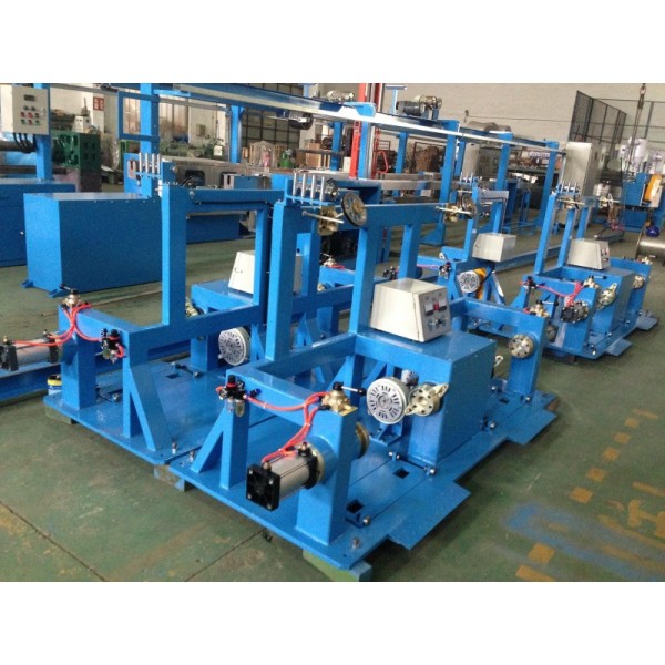 Shaftless Passive Pay Off Wire Bunching Machine 0.7mm Screw 200m min Equipment
