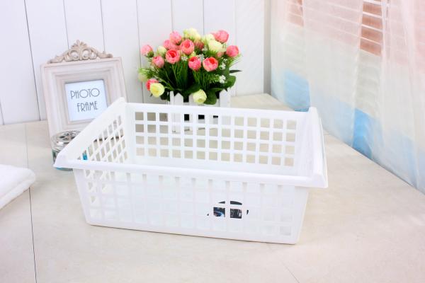 PP Bedroom Plastic Basket For Clothes Storage Food  Laundry