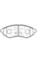 22851704 Cadillac тормозные колодки набор с раздвинутыми краями F1704 Автомобильные тормозные колодки