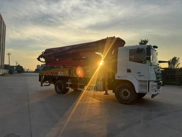 2019 SANY Used 37m Truck Mounted Concrete Pump Building Equipment