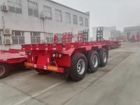 Trois tous neufs d'Axle Semi Trailer Platform Trailer fabriqués en Chine