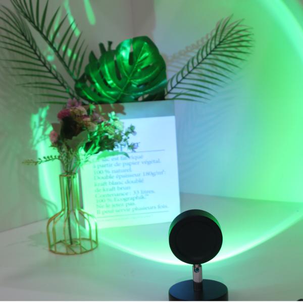 Sunset Lamp Led Projector Light 16 colors Modern Lamp RGB Night Light for Bedroom Rainbow Sunset Projection Floor Lamp