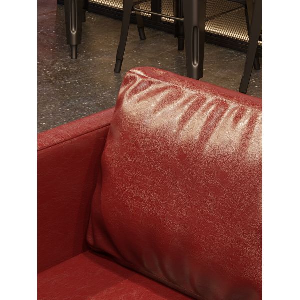 Industrial Style Metal Bar Sofa Booth Table Milk Tea Shop Barbecue Shop Cafe Chair