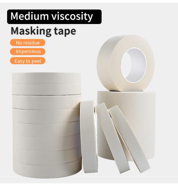Masking OEM Indoor Wall Paint Self Adhesive White Wholesale Masking Tape 145mic