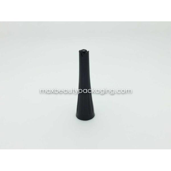 N1001B concial nail polish cap nail polish packaging plastic cap shiny black injection cap uv coating available