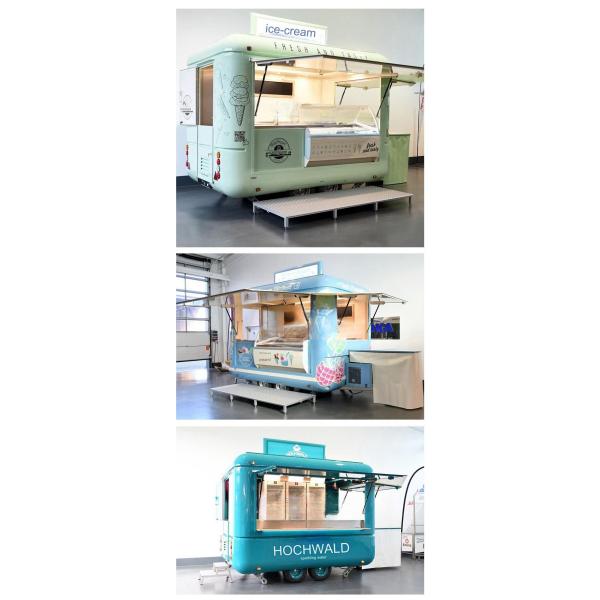 Hot Dog Ice Cream and Fast Food Custom Electric Food Truck with Cooking Equipment
