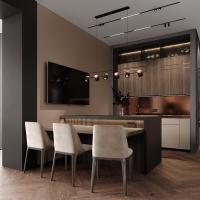 Armoires de cuisine modulaires modernes de style européen