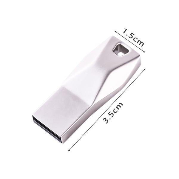 Металлический мини-USB флеш-накопитель 128GB 64GB 32GB 16GB USB-накопитель