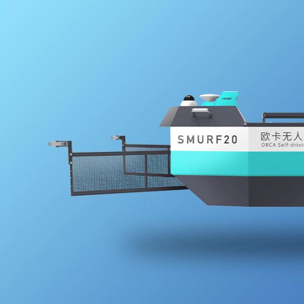 PAD Control Hydrographic USV Unmanned Surface Vehicle SMURF For Lake Cleaning