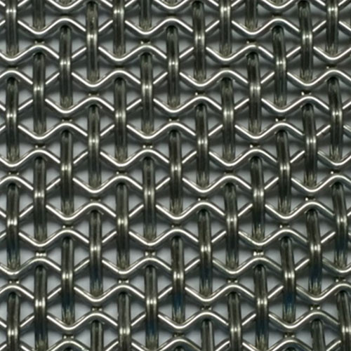 Durable Facade Stainless Steel Customized Decorative Crimped Woven SS304 Mesh Metal Decorative Mesh