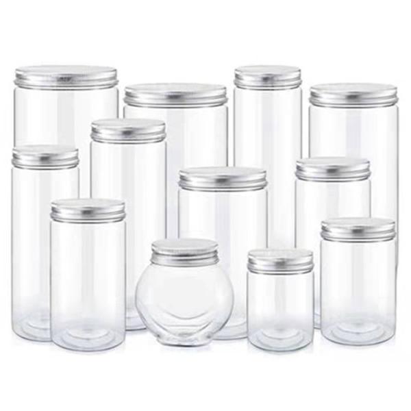 1000ml Plastic Screw Cap Jars 89mm 100mm 65mm Plastic Spice Bottles