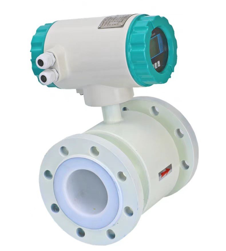 Digital Electromagnetic Flow Meter 24VDC For Water Supply DN200-DN400 Caliber