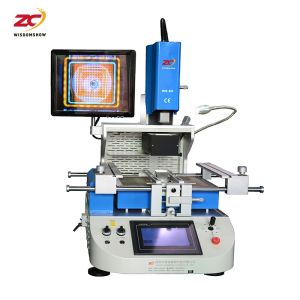 Semi Automatic BGA Rework Station with Three Independent Heating Zones, ±0.01mm Mounting Accuracy, and High-definition Touchscreen HMI