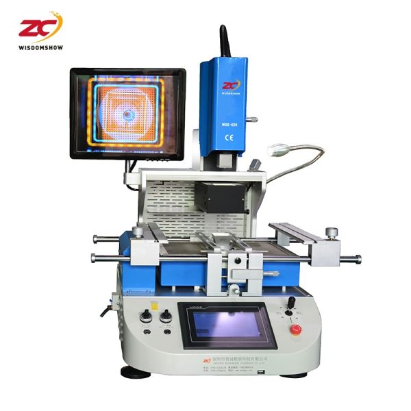 Bga Smd IC Chip Rework Reball Station WDS-620 Repair Mobile laptop Ps4 Machine Tool Semi Automatic BGA Rework Station Infrared Hot Air Heating Method Designed for Max 80x80mm BGA Size Rework Process