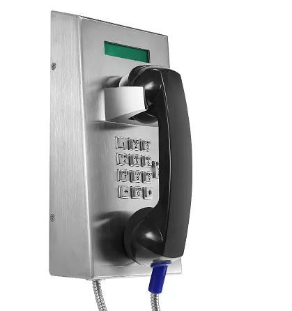 304SS Robust Hotline Telephone , Jail Visitation Inmate Telephone
