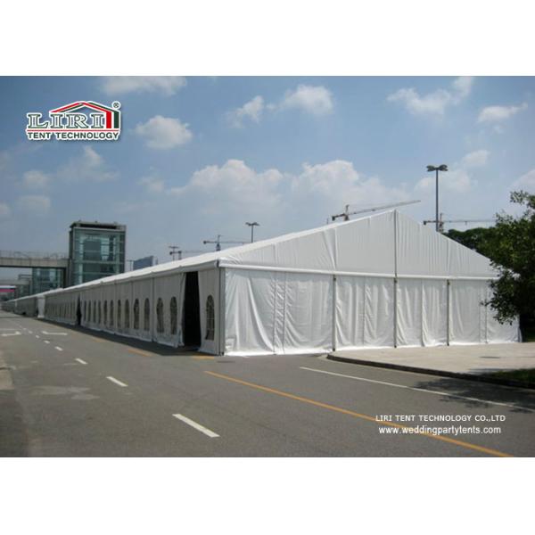 White 2Nd Hand Clear Span Marquee , Outside Storage Tents 500 People