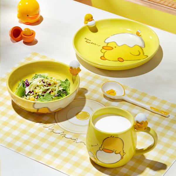 Ready To Ship In Stock Ceramic Tableware Wedding Gifts Plate Set For Home Restaurant Round Flat Fruit Vegetable Plate