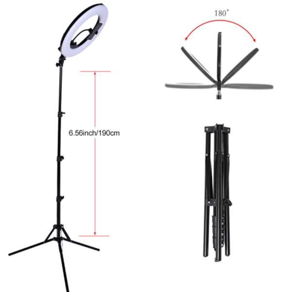 ABS 5V 12 Inch Makeup Ring Light Indoor Led Light Bulbs