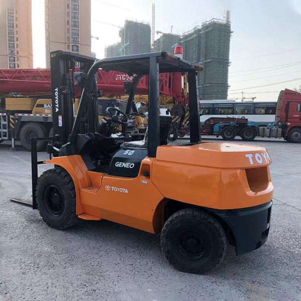 5 tons Toyota diesel forklift with automatic transmission load center distance 600mm
