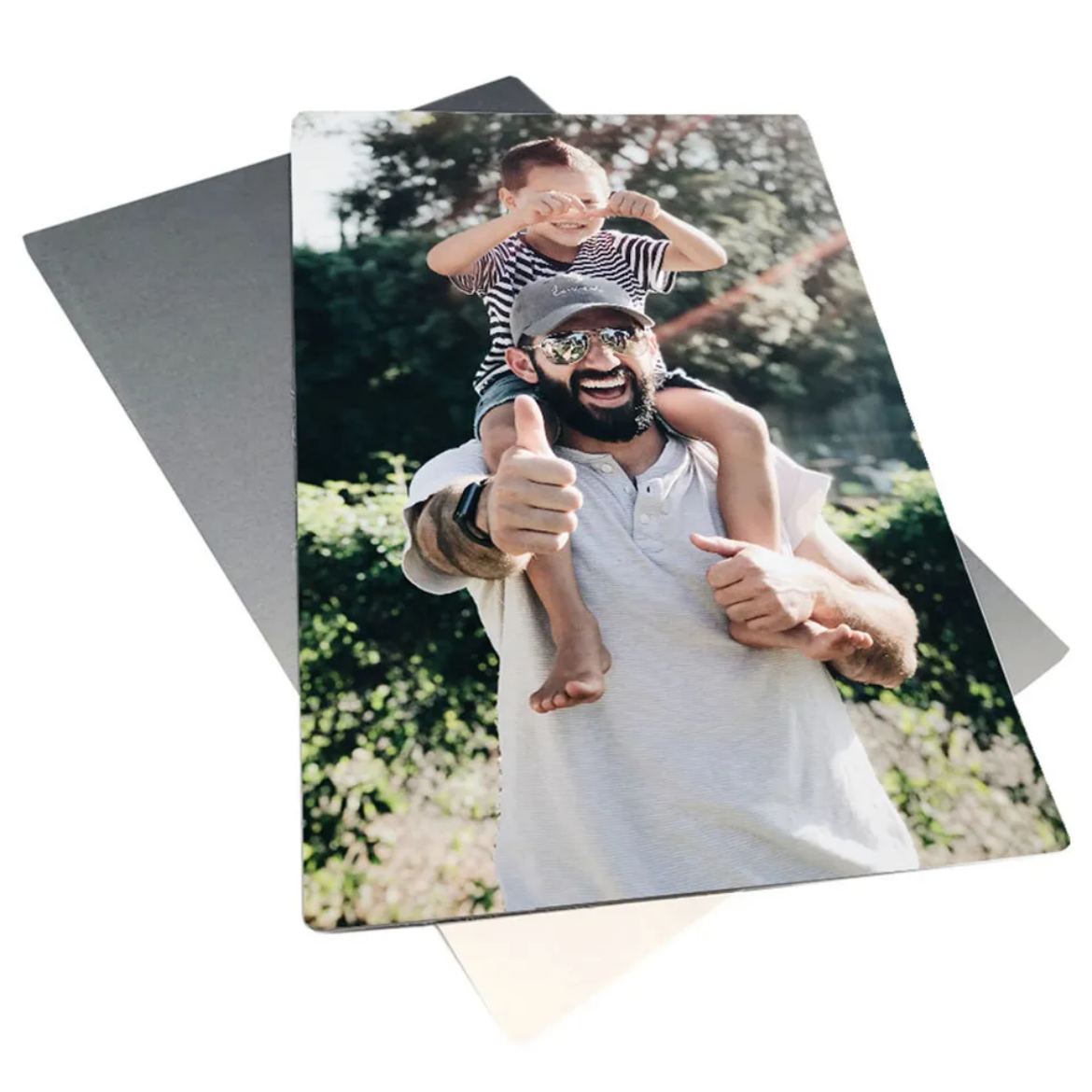 Diy Sublimation Metal Photo Frame With Printable Metal Stand Custom Aluminium Picture Frames