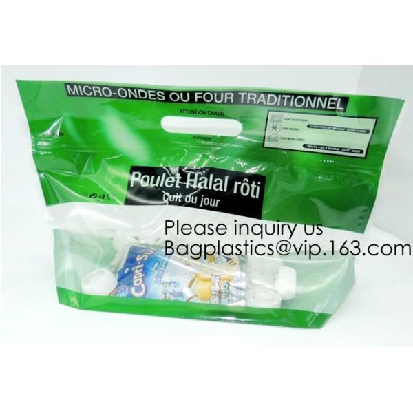 Kraft-Paper-Roast-Chicken-Bag Roast Chicken Food Package Food Packing Bag Custom Food Packing,Hot Deli Bag Chicken Stand