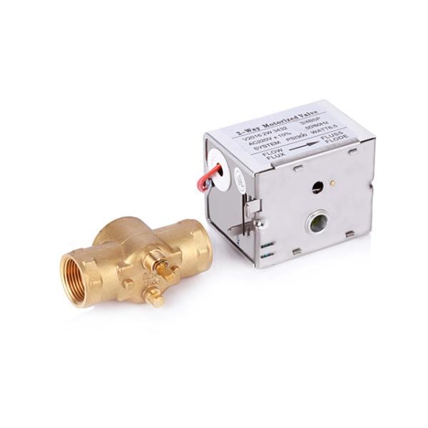 1.6MPa Low Pressure Fan Coil Unit Motorized Zone Valve With Brass Valve Body