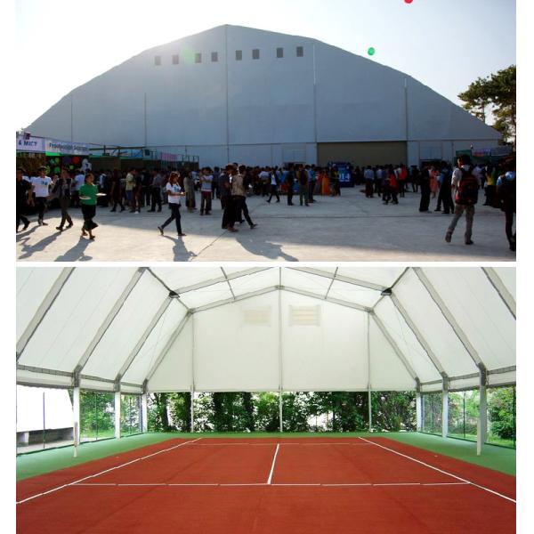 Шатер полигона высоты шатров 15м Ридж спортивного мероприятия крышки крыши ПВК Блокоут водоустойчивый