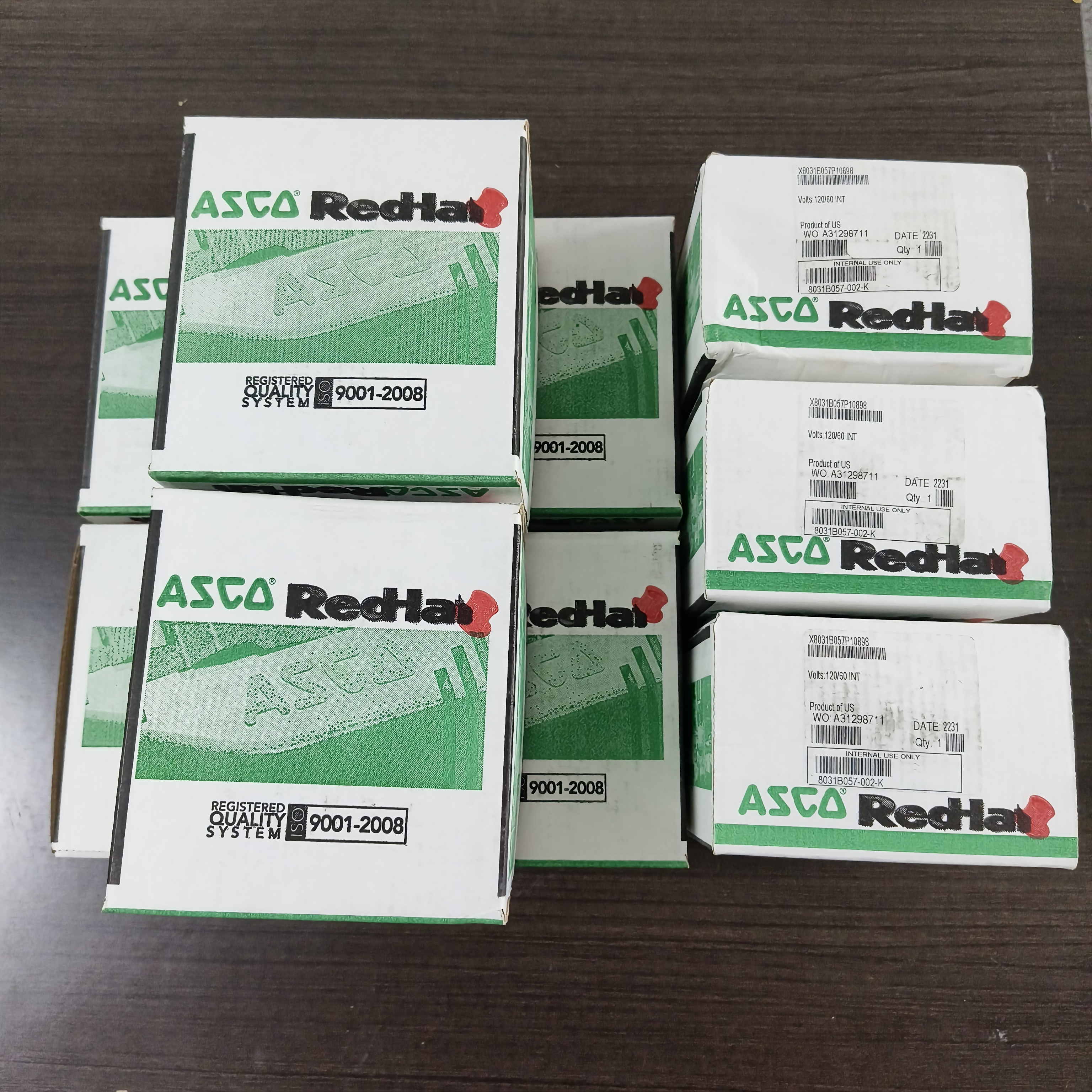 Asco X8031B057P.120/60.10898 ASCO NUMATICS PILOT OPERATED SOLENOID VALVE-2/2 NC-3/8