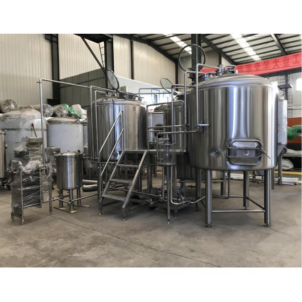 1000l Beer Brewing Equipment Sus 304 Customized For Micro Brewery