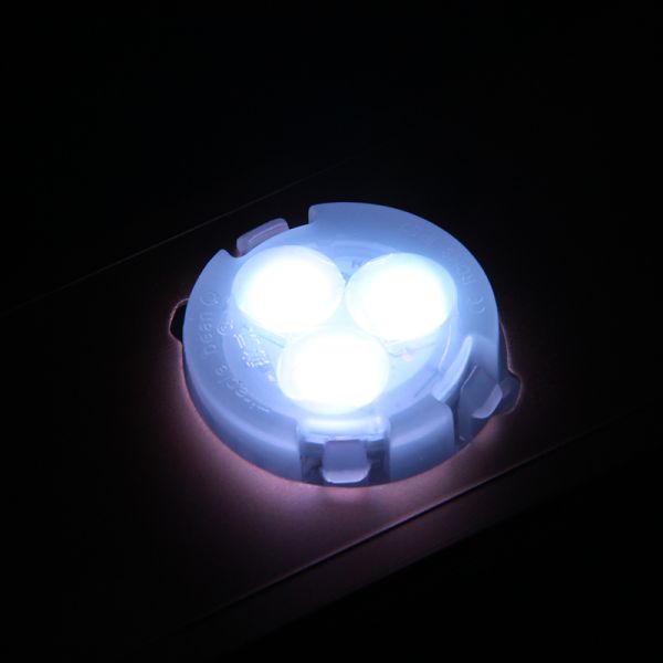 30mm 12V IP67 Waterproof LED Point Light with 120 Degree Beam Angle and RGBW Color Made of PC Material