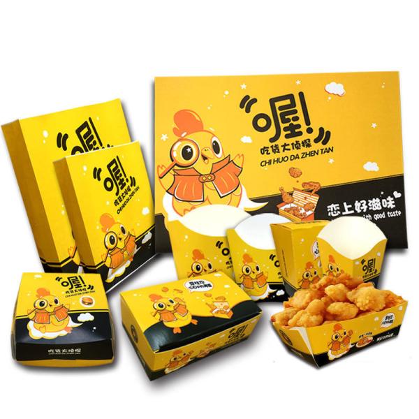 ODM Disposable Kraft Fast Food Paper Box Cup Bowl for takeaway