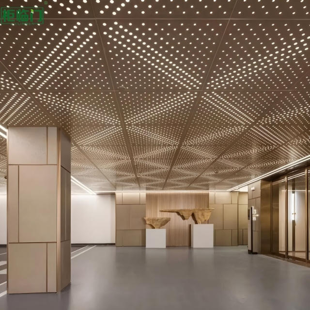 Starry Sky Interior Aluminum Ceiling Panel For Building Decoration