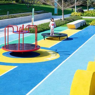 SGS Color Consistency 15mm EPDM Rubber Safety Tiles Corrosion Resistance