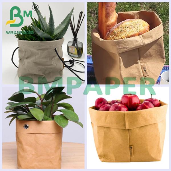 Natural Texture Recycled Washed Kraft Paper Roll for Gift Wrapping