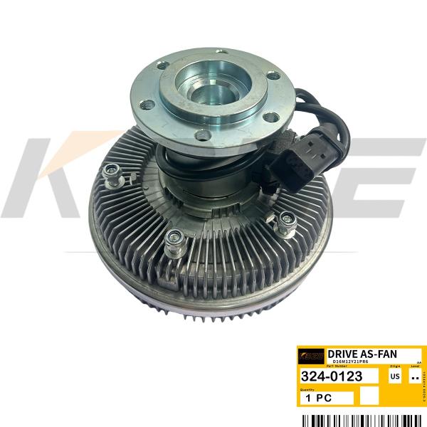 KBZE 3066 C6.4 EMBRAYAGE DE VENTILATEUR DE MOTEUR 324-0123 3240123 POUR CAT E320D 321D 323D EXCAVATRICE