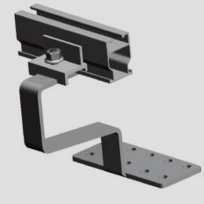 Suporte solar da estrutura de alumínio do suporte 	Dos sistemas solares da montagem do telhado do metal metal altamente flexível patenteado inovativo