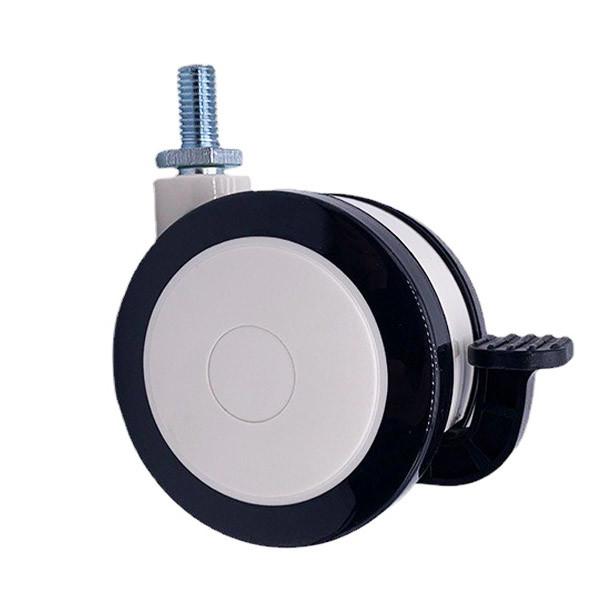 70Kg Load Medical Polyurethane Caster Wheels 75MM Customized