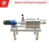 Machine de séparation de fumier de poulet simple à spirale
