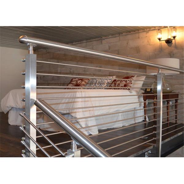 Wood / PVC Handrail Stainless Steel Railing Investment Casting For Office Buildings