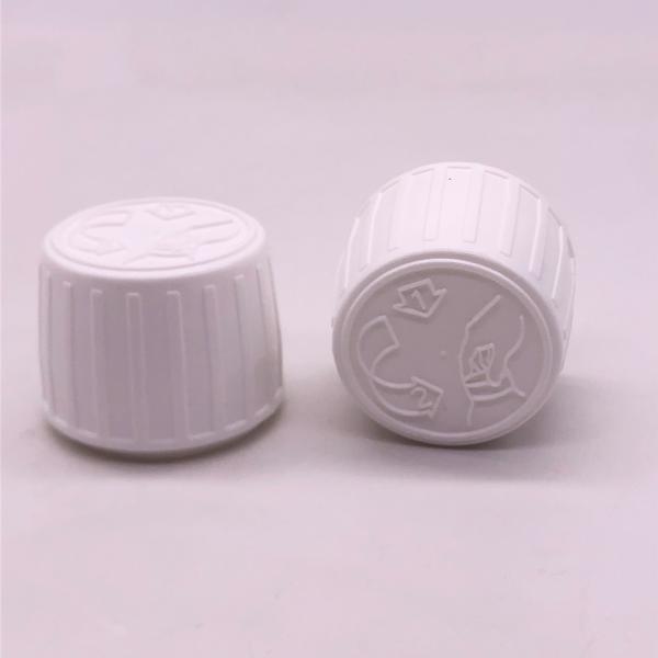 Material de collar PET Medicina líquida Contenedor de suplemento vitamínico con tapa a prueba de niños