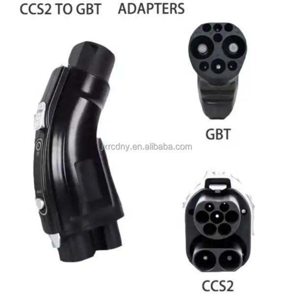 High voltage Adaptive Fast Charging USB Ccs2 Gbt Adapter 125A Ev Charger Charging Connector 8mm