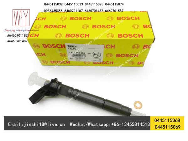 Bosch Genuine and New Fuel Piezo Injector 0445115068, 0445115069, 0445115032, 0445115033, 0445115074, A6460701187, A6460