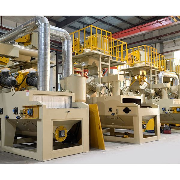 Dustless Shot Blasting Machine Deflashing / Descaling / Stripping 11kw