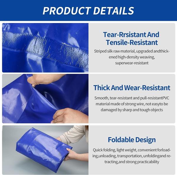 Outdoor Collapsible Flexitank Water Bladder, Water Bag Water Storage Tank Faucet Durable Water Storage Containers