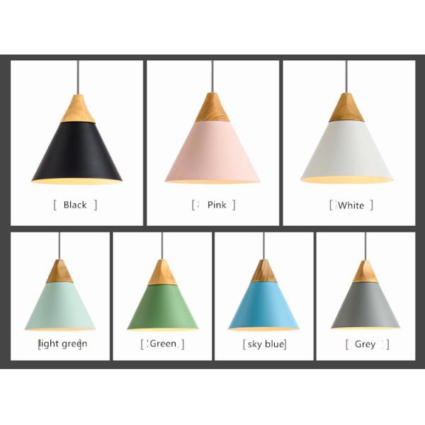 Lumière pendante de chambre à coucher 140*280mm moderne colorée minimaliste d'AC85V 31W