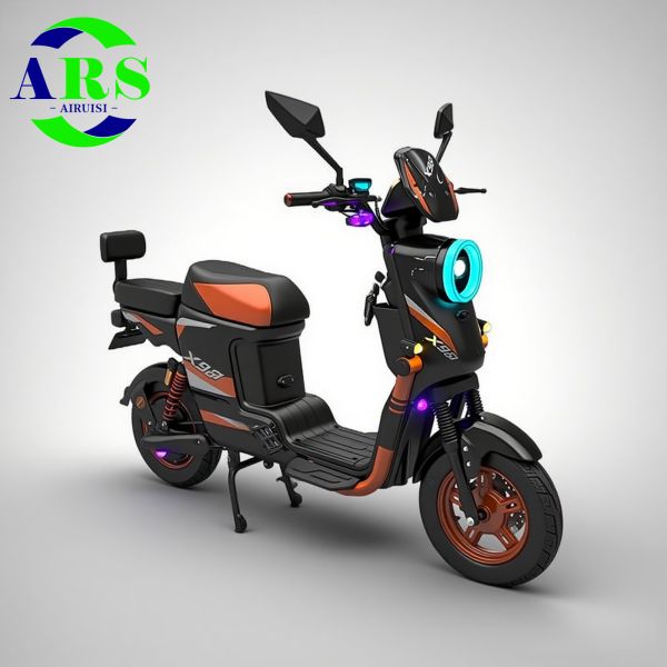 1500W Electric Motorcycle Bike 10 Inch High Speed E Scooter 60v 20Ah 30Ah