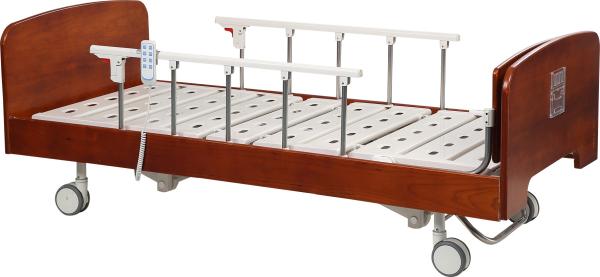 Medical Nursing Home Care Bed Wooden Material Electric Remote Control For The Elder