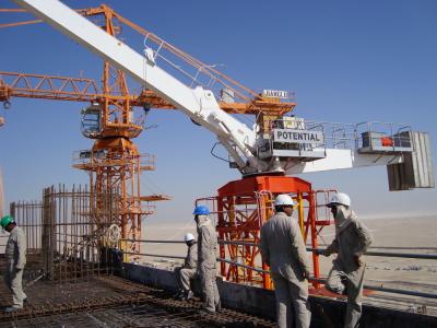 Max Horizontal Reach 38m Concrete Placing Boom Electric Accurate Concrete Placement Boom