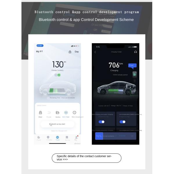 AC Output Current 7KW 220v CCS/Type 2 Wall Mounted European Standard Charging Station